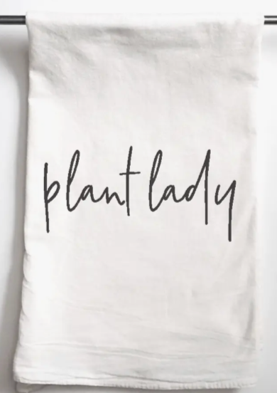 Plant Lady Gift Towel