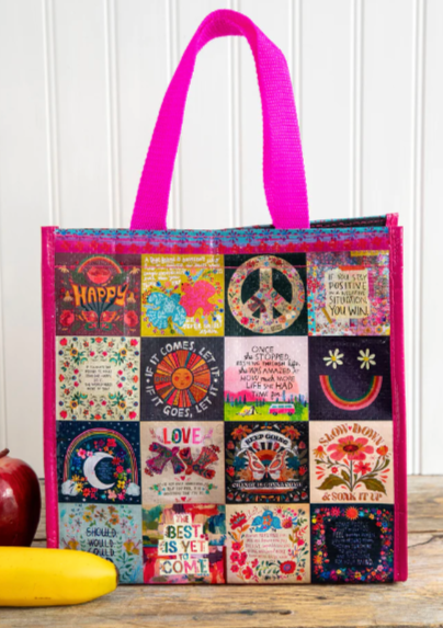 Insulated Lunch Bag - Chirp Patchwork