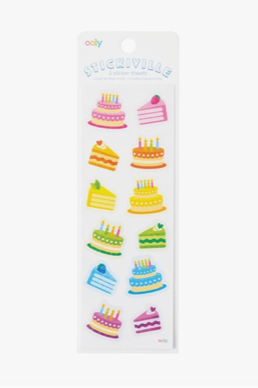 Stickiville Stickers - Birthday Cakes