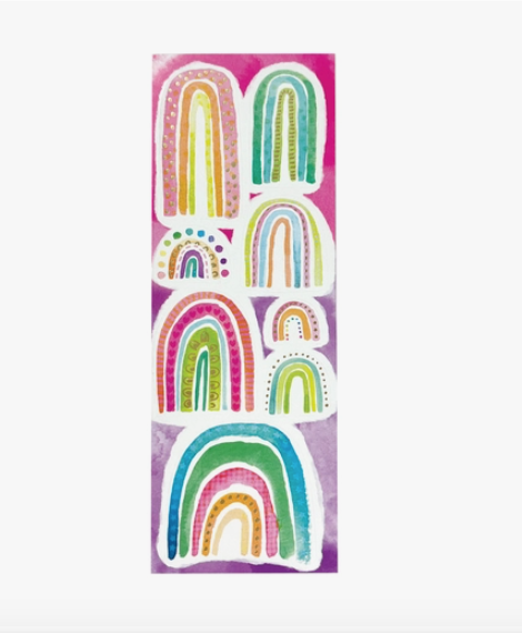 Stickiville Stickers - Watercolor Rainbows