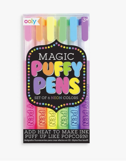 Magic Neon Puffy Pens