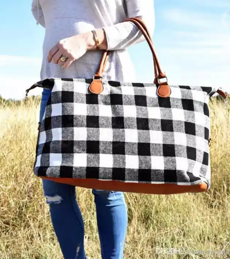 Buffalo Plaid Weekender - 2 colors