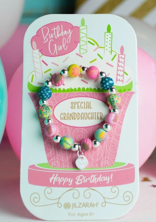 Granddaughter Birthday Girl Bracelet