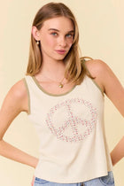 Peace Sign Patch Tank