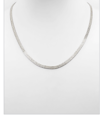 Flat Box Chain Necklace