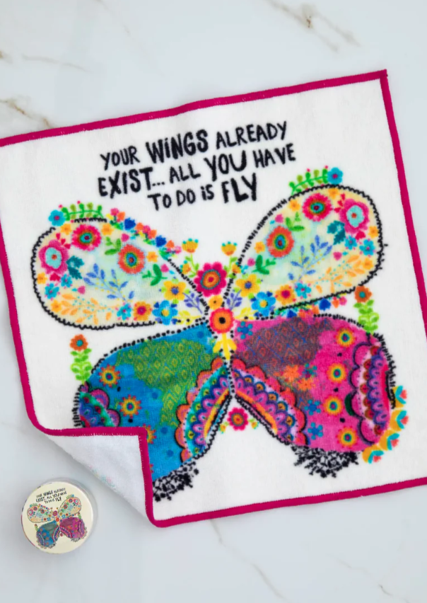 Washcloth - Your Wings Exist Butterfly
