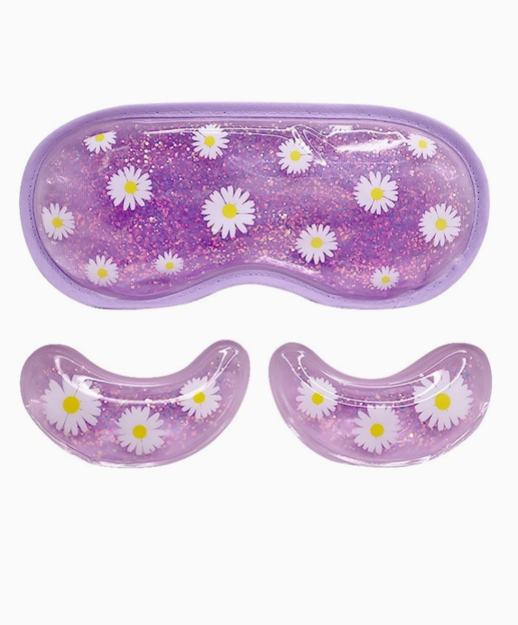 Hot & Cold Eye Mask Set - Daisy