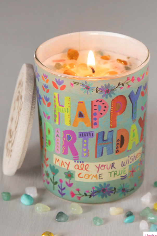 Gemstone Candle - Birthday