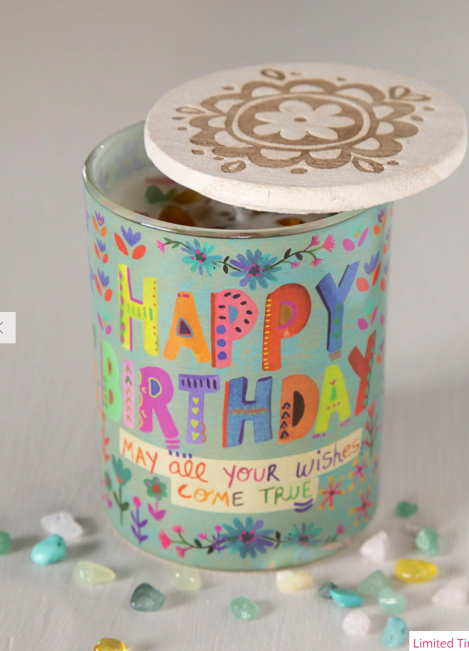 Gemstone Candle - Birthday