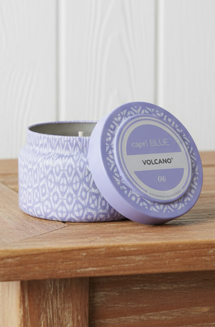 Capri Blue Volcano Lavender Printed Travel Tin