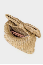 Woven Bow Clutch - 2 Colors