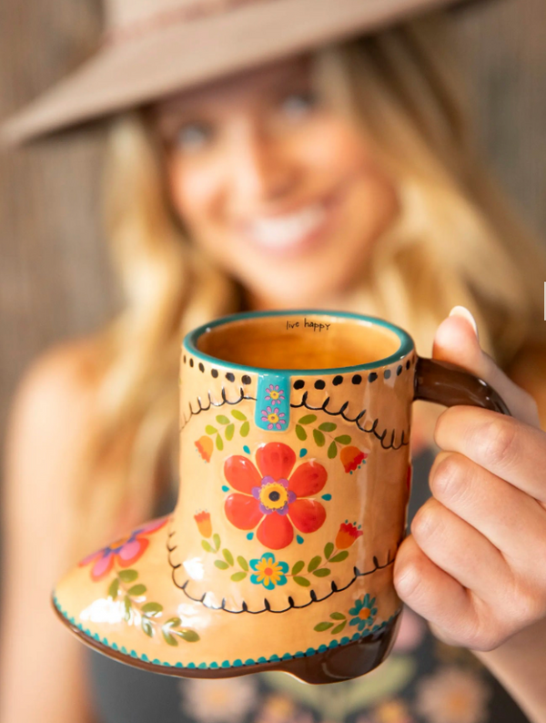 Folk Mug - Cowboy Boot