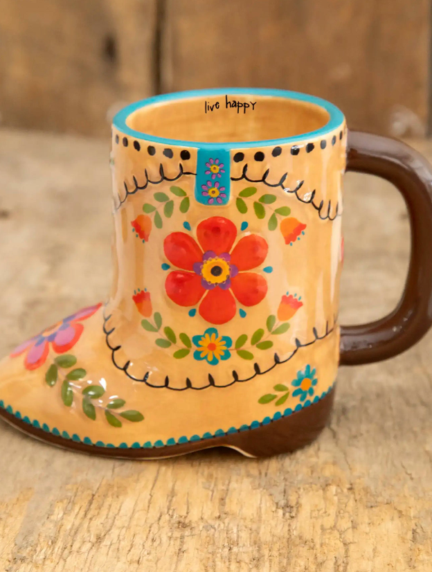 Folk Mug - Cowboy Boot