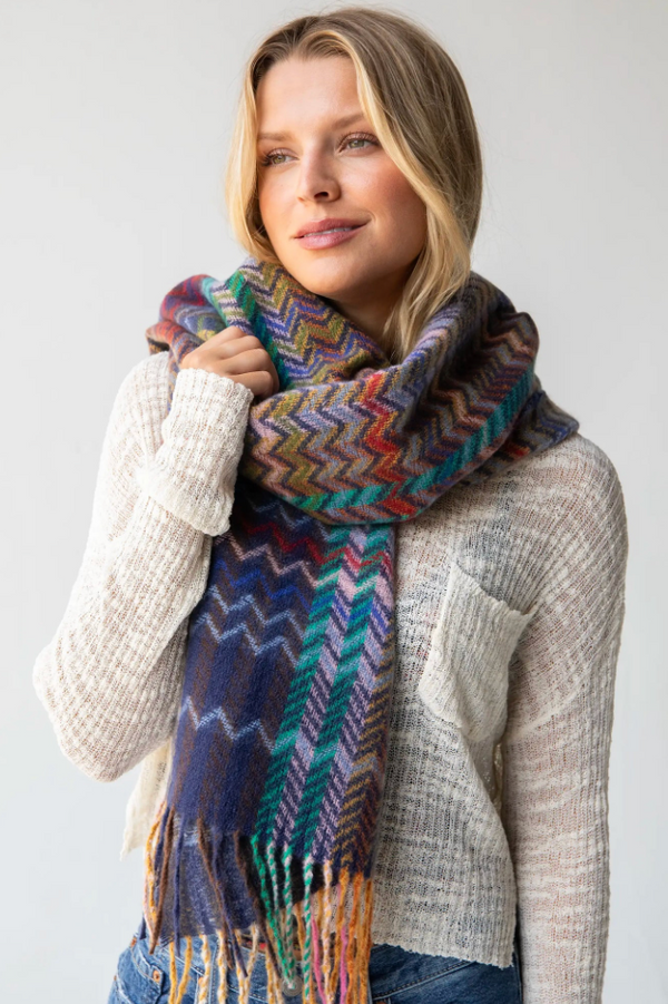 Cozy Scarf - Zig Zag