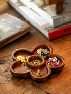 Trinket Dish - Wood Flower