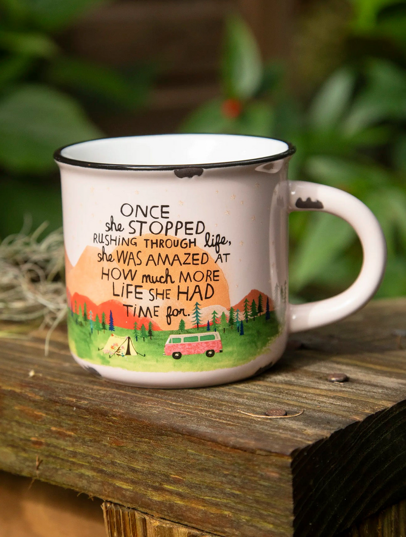 Camp Mug - Stopped Rushing