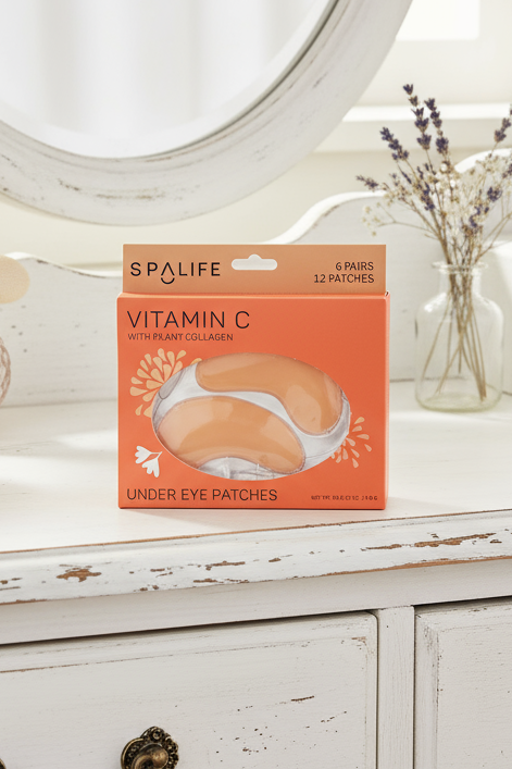 Vitamin C Brightening Under Eye Masks - 8 Pairs