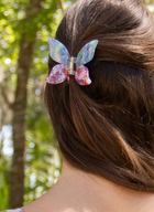 Small Marble Butterfly Claw Clip