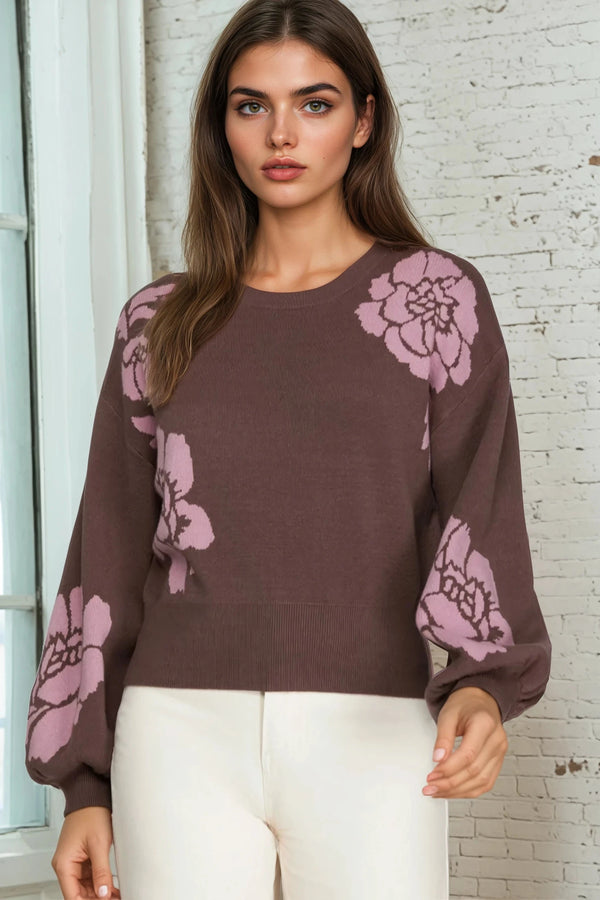 Mocha Rose Sweater