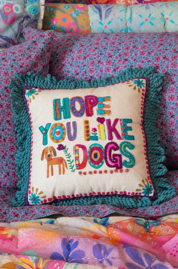 Boho Pillow - Like Dogs
