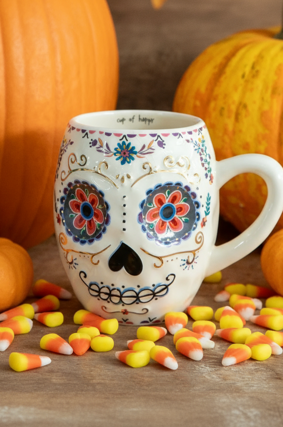 Folk Mug - Sugar Skull