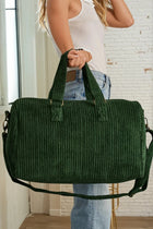 Green Corduroy Tote