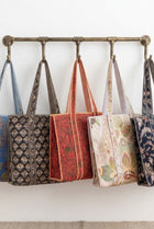 Quilted Print Tote - 5 Colors