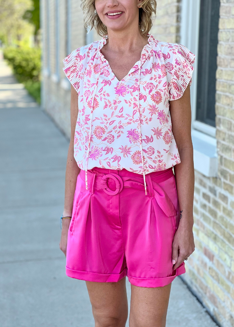 Fuschia pink deals shorts