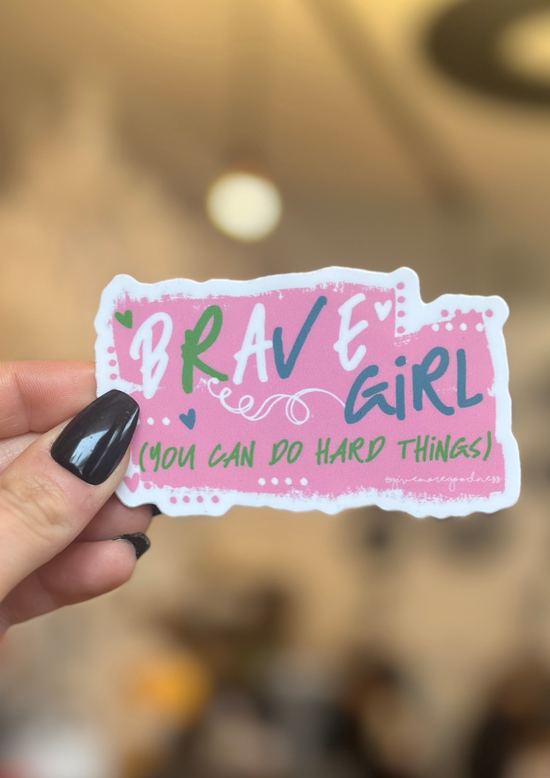 Brave Girl Sticker