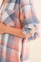 Pink Plaid Shacket