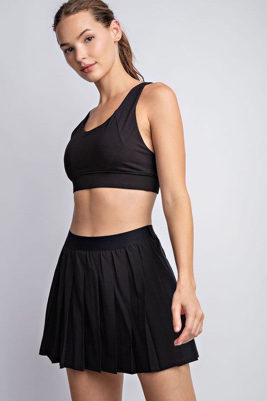 Pleated Tennis Skort