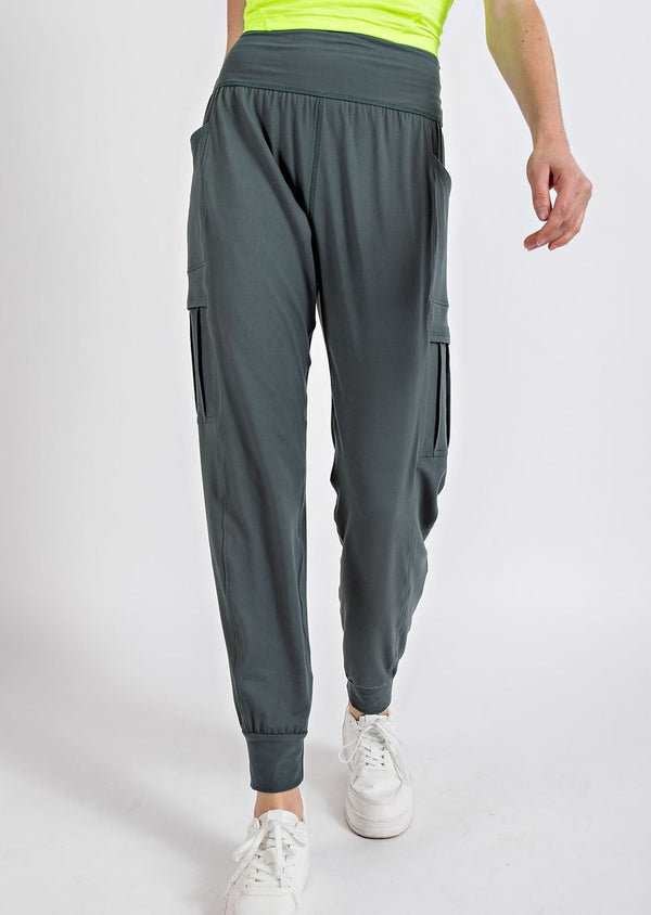 Butter Soft Side Pocket Joggers - Smoked Spruce