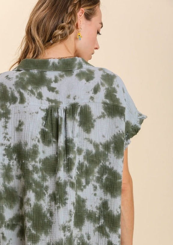 Cotton Gauze Tie Dye Dress