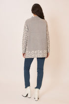 Leopard Contrast Knit Sweater