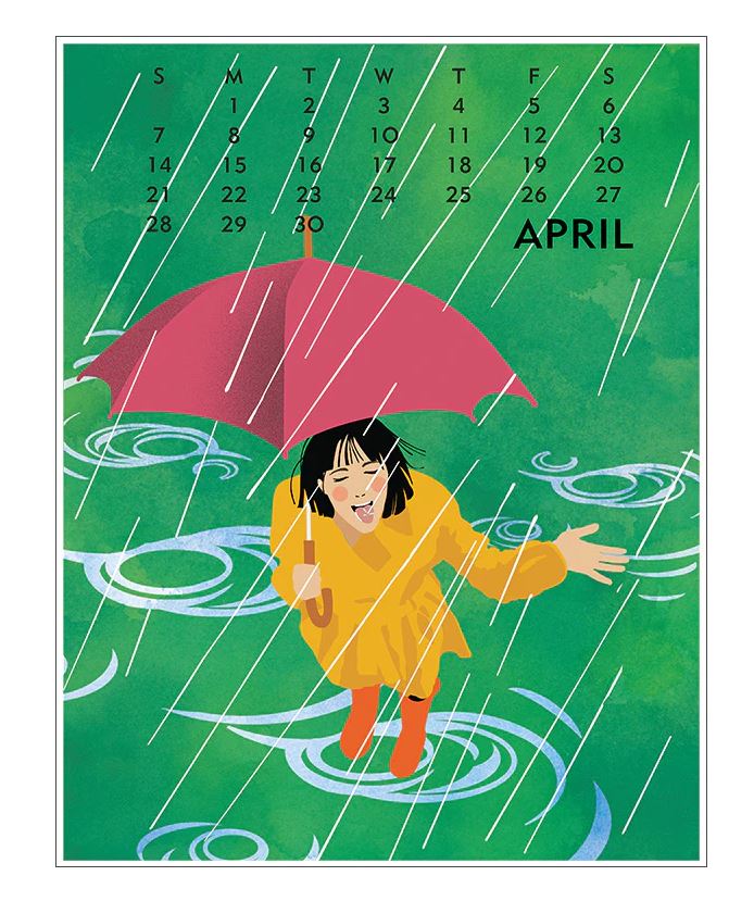 Linnea 2024 Desktop Calendar