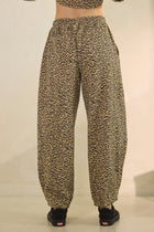 Leopard Print French Terry Joggers