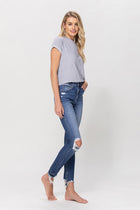 Gina High Rise Distressed Skinny Jeans