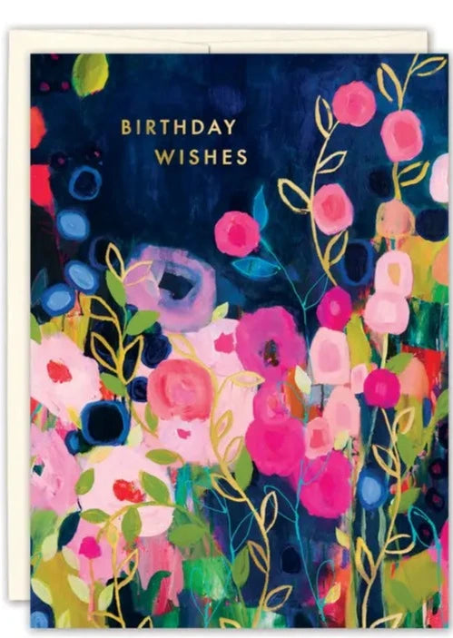 Birthday Wishes Floral - Birthday Card