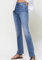 Katy High-Rise Straight Leg Jeans