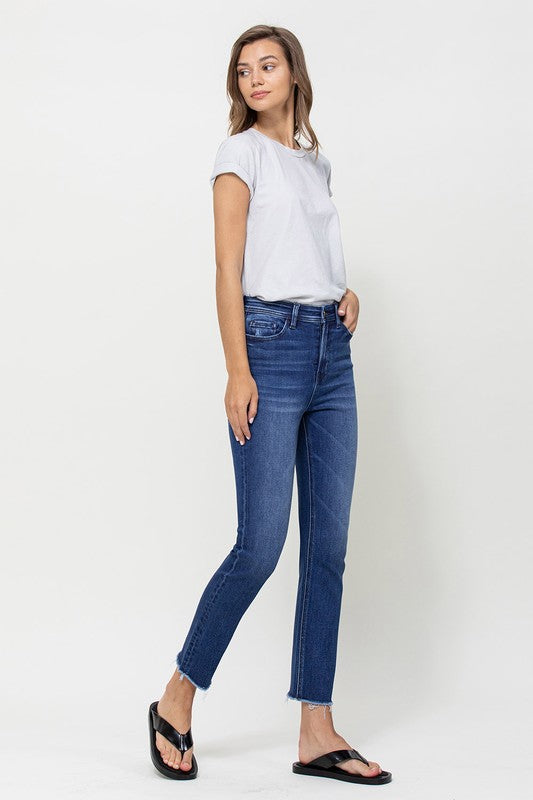 Marisa Super High Rise Slim Straight Jeans