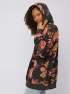 Oversized Floral Printed Hoodie