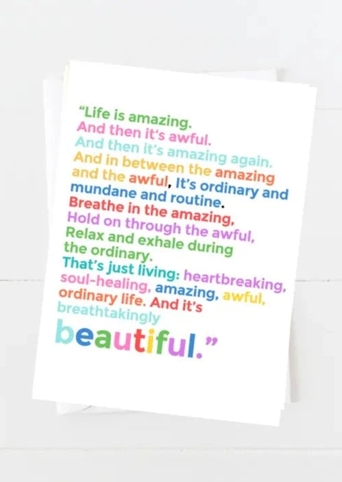Life is Amazing Card