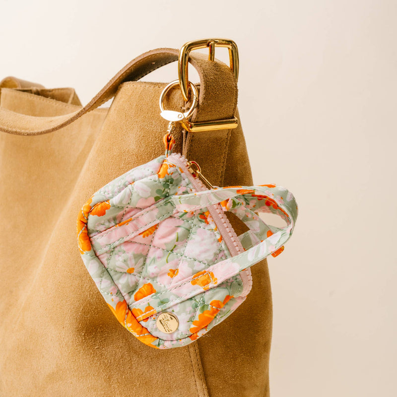 Itty Bitty Duffle Bag Charm-Bouquet Beauty Sage