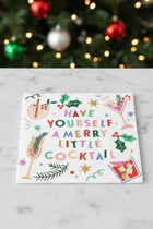 Holiday Cocktail Napkin - Merry Little Cocktail