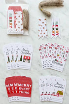 Jolly Holiday Gift Tags - Set of 20