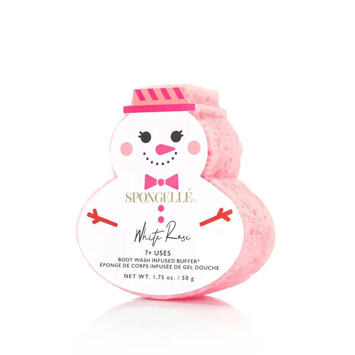 White Rose Snowman Holiday Buffer