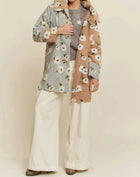 Mixed Color Garden Coat
