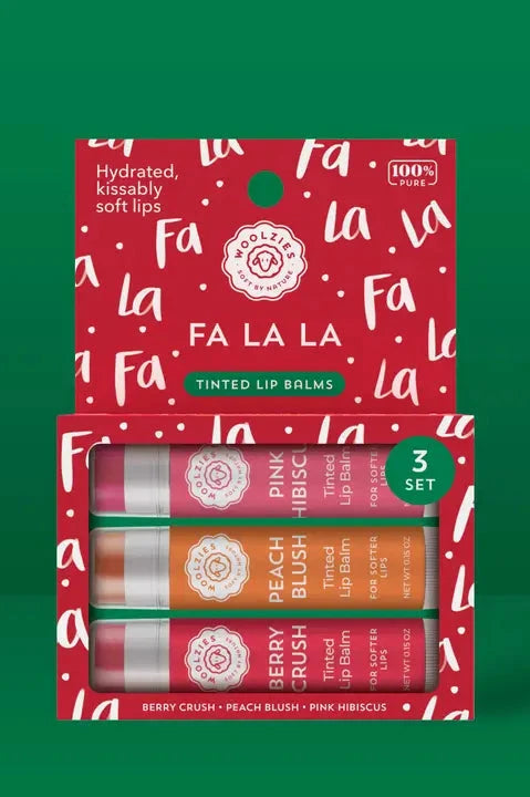 Fa La La Tinted Lip Balm - Set of 3