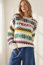 Fair Isle Merry Sweater