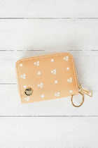 Zip Around Wallet - Pretty Posies Mustard